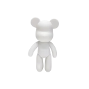 DIY oso de decoración de resina 18 x 6 cm Figura para pintar Pintura creativa y decoración Manualidades decoración del hogar regalo 1