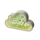 DIY Tulip Light in Cloud Box 22 x 13.5 x 5 cm Night LED Lighting with Mirror Effect Creative Decoration for Custom Assembly 5