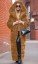 Długi płaszcz damski ze sztucznego futra P2179 6