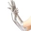 Długie metalowe rękawiczki damskie 4