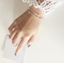 Dobbelt armbånd med stjerner til kvinder 2