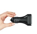 Dobbelt USB-biloplader med display K806 2