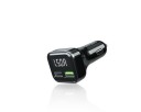 Dobbelt USB-biloplader med display K806 3