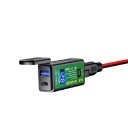 Dobbelt USB motorcykeloplader N53 3