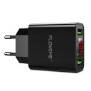 Dobbelt USB-strømadapter med display 2