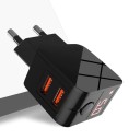 Dobbelt USB-strømadapter med display 2