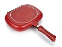 Dobbeltsidet grillpande 28 cm 2