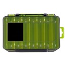 Dobbeltsidet kompakt plastikkasse til fiskegrej 19,8 x 13,5 x 3,6 cm Organisator til kroge, madding og snor Opbevaringskasse til fiskeudstyr 5