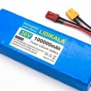 Dobíjacia lítijová batéria pre elektrickú kolobežku LIDIKALA 36 V 10S2P s nabíjačkou 42 V 2 A konektory XT30 a JST 186 x 66 x 38 mm Modrá 2
