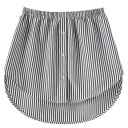 Dobladillo falso de una camisa con elástico Parte inferior debajo de un suéter Accesorio decorativo para capas Aspecto alargado y elegante 6