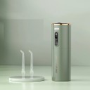 Doccia orale portatile ricaricabile da 280 ml con ricarica USB 3 modalità di pulizia dentale IPX7 impermeabile ugello rotante a 360° rosa bianco verde 7