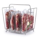 Δοχείο sous vide 11 l με καπάκι και ανοξείδωτο πλέγμα Αφαιρούμενες διαχωριστικές διαφάνειες Ανοξείδωτο 304 και πολυκαρβονικό Διαφανές Αξεσουάρ 14