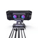 Docking station con ventilatori per console di gioco con uscita HDMI 4K 60 Hz e angolo regolabile di colore grigio per Steam Deck e ROG Ally 3
