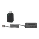 Dodatkowy pakiet Wi-Fi dla wentylatora z filtrem węglowym, czujnik temperatury i wilgotności z kablem RJ, moduł USB, czarny, do namiotu hodowlanego 2