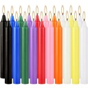 Doftande stiftljus 20 st 10,5 x 1,2 cm vax multicolor ljus för hemmet, fester, högtider och inredningsdekorationer 1