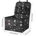 Dog Car Seat with Storage Pockets, Ideal for Front and Rear Car Seats, Easy Installation and Maintenance 3