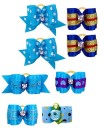 Dog Hair Ties with Bow 10 pcs 3
