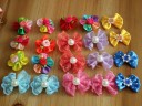 Dog Hair Ties with Bow 100 pcs 4