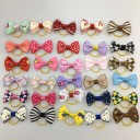 Dog Hair Ties with Bow 20 pcs 1