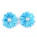 Dog Hair Ties with Flower 2 pcs 4