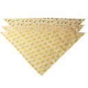 Dog Scarf with Cheerful Fruit Print Cotton Triangle Scarf for the Neck Dimensions 65 x 45 x 45 cm For Tying Stylish Accessory for Dogs 4