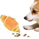 Dog Toy for Treats 13 x 7.5 cm Fleece Croissant Interactive Sniffing Toy for Hiding Rewards 3