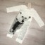 Dojčenský overal s 3D potlačou ľadového medveďa 1