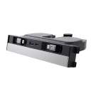 Dokovací stanice pro Teslu Model Y 2025-2026 a Model 3 2024-2026 Vytahovací kabely USB-C 30 W a 65 W Černostříbrná Do středové konzole 1