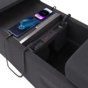 Dokovací stanice pro Teslu Model Y 2025-2026 a Model 3 2024-2026 Vytahovací kabely USB-C 30 W a 65 W Černostříbrná Do středové konzole 6
