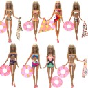 Doll Beach Outfits with Inflatable Ring 3