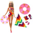 Doll Beach Outfits with Inflatable Ring 8
