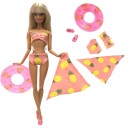 Doll Beach Outfits with Inflatable Ring 16