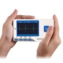 Domácí EKG monitor PC-80B s barevným displejem měření jedním tlačítkem 17 typů výsledků USB a software bílý na kontinuální měření 4