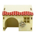 Domecchio in legno per criceti C732 11