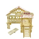 Domecchio in legno per criceti C732 7