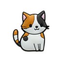 Doplněk na crocsy kočka PVC ozdoba na boty crocs dekorace obuvi zvířecí motiv roztomilý prvek na obuv 4