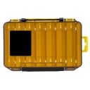 Doppelseitige kompakte Kunststoffbox für Angelzubehör 19,8 x 13,5 x 3,6 cm Organizer für Haken, Köder und Blei Aufbewahrungsbox 4