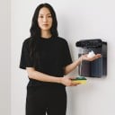 Doppelter automatischer Seifenspender 2 x 400 ml für Schaum und Gel 150 x 220 x 95 mm mit berührungsloser Sensor und Display in Schwarz 6