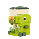 Doppio erogatore d'acqua per bambini con fontanella a tema dinosauro Giocattolo per bere con succo caldo e freddo Gioco di cucina realistico 3