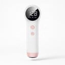 Doppler fetal portabil cu ultrasunete și stetoscop cu display LCD cu frecvență cardiacă pe baterii AA Alb-roz 1