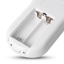 Doppler fetal portabil cu ultrasunete și stetoscop cu ultrasunete Sonda 3 MHz Ecran LCD iluminat Funcționează cu baterii AA Alb-roz 3