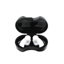 Dopuri de urechi din silicon impermeabile pentru înot 3 x 2,5 cm reutilizabile cu cutie de depozitare 6,5 x 3,5 cm pentru piscină și duș 4