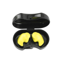Dopuri de urechi din silicon impermeabile pentru înot 3 x 2,5 cm reutilizabile cu cutie de depozitare 6,5 x 3,5 cm pentru piscină și duș 9