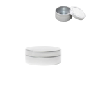 Dosi cosmetiche riempibili 5 pz 20 ml Contenitore in alluminio liscio con chiusura a vite argento 46 × 20 mm Contenitore per crema balsamo unguento cosmetici 1