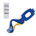 Dospělý krční límec nastavitelná výška čtyři stupně aretační zámek 16 cm prodyšná fixace krční páteře modro-bílá rehabilitace po úrazu 2
