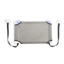 Double étagère suspendue pour animaux de compagnie avec ventouses sur verre et sangles en nylon Dimensions 50 x 30 cm, longueur des sangles 45 + 25 cm 4