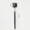 Double-Sided Brush and Eye Comb for Dogs 14.7 cm Plastic Handle Aluminium Tube Gentle Care for Fur and Dirt Around the Eyes 4