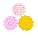 Double-Sided Silicone Suction Cup 7 cm Self-Adhesive Mobile Phone Holder for Car Office and Home Universal Phone Holder 1