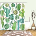 Douchegordijn met cactussen 8