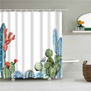 Douchegordijn met cactussen 22